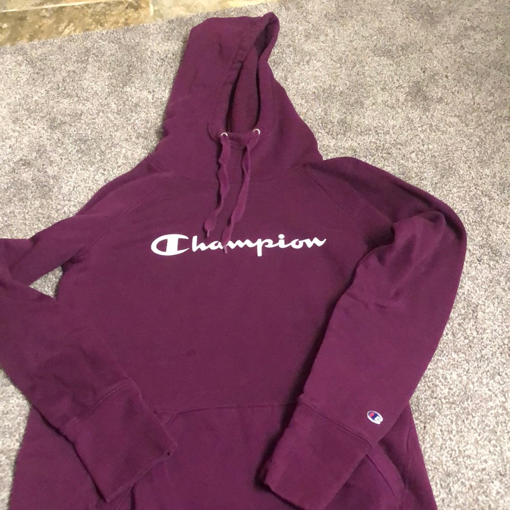 Champion mock neck hoodie